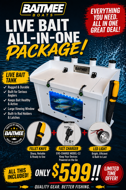 Live bait tank/LED light package deal!!