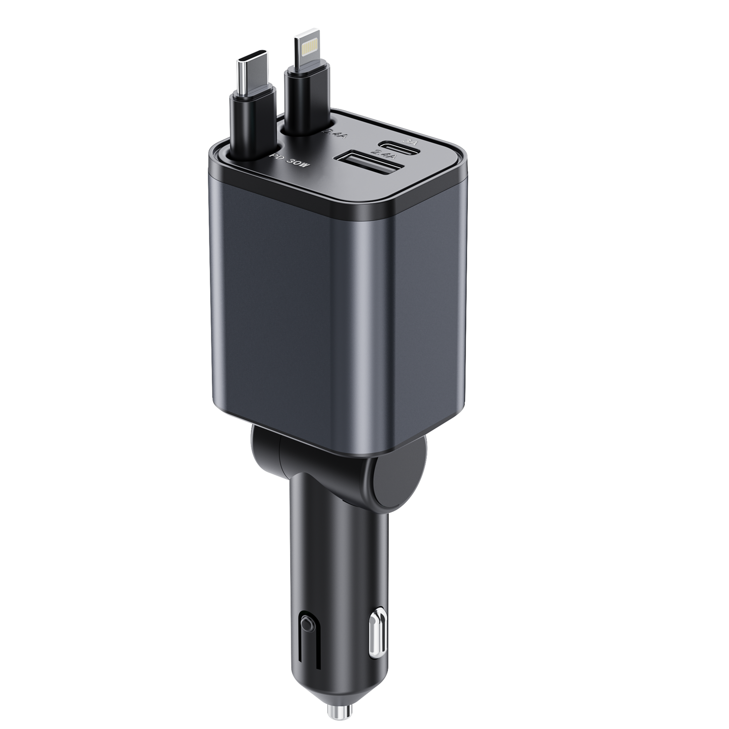 EVO-CHARGE Retractable 12V Boat and Car Charger